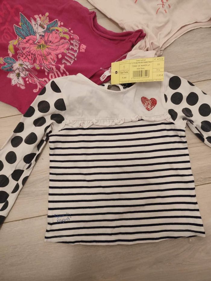 lot t-shirts 4 ans - photo numéro 3
