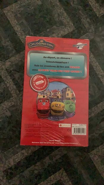 Coffret livre et figurine wilson chuggington