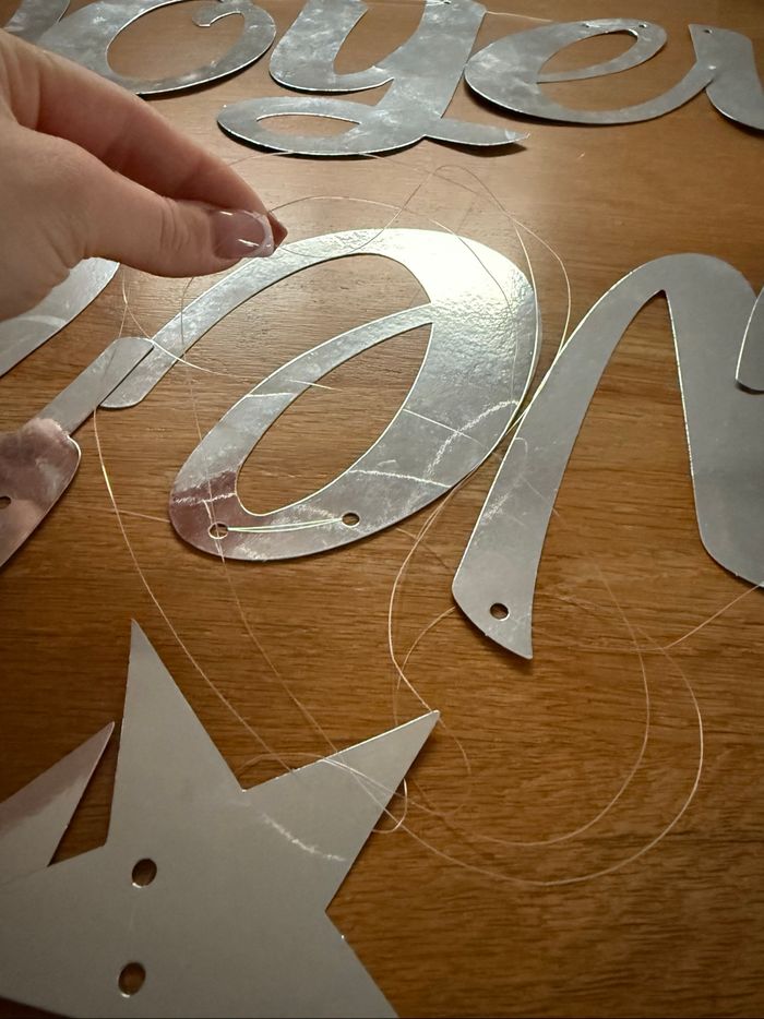 Lot de 2 guirlandes joyeux anniversaire et 50 ans - photo numéro 8