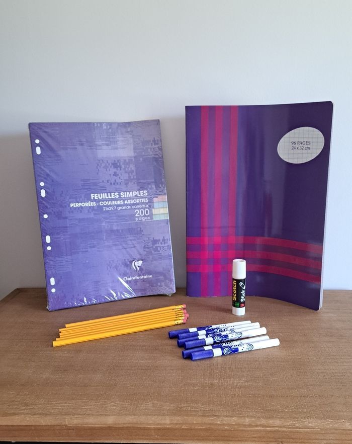 lot scolaire x5 📚