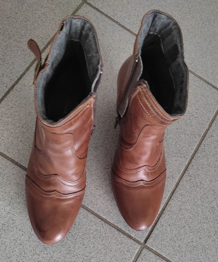 Bottines cuir