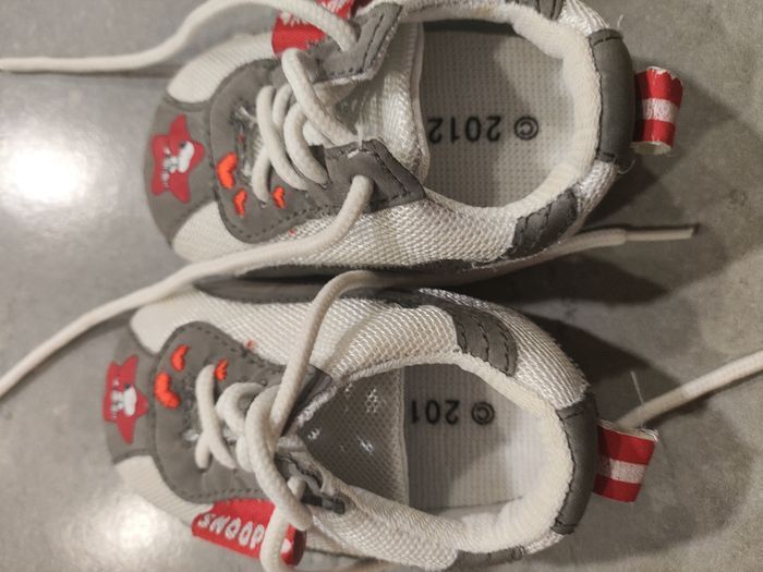 Lot de 2 paires de chaussures bébé – Taille 17 – Marque Snoopy & P’tit Bisou – jamais portées - photo numéro 4