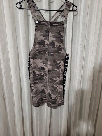 Robe salopette camouflage 10/12 ans