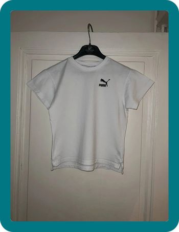 T-shirt blanc sport 8 ans - Puma