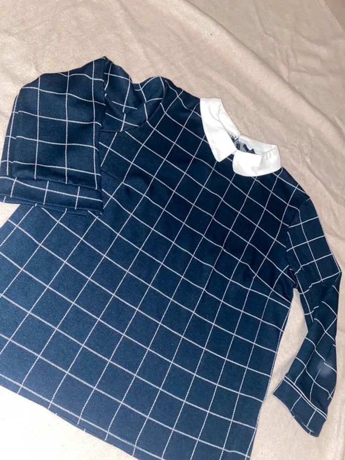Blouse à carreaux - photo numéro 6