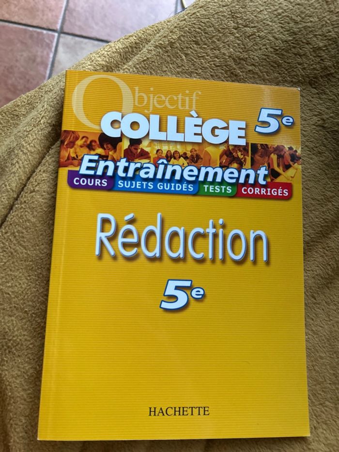 Livre de rédaction 5eme