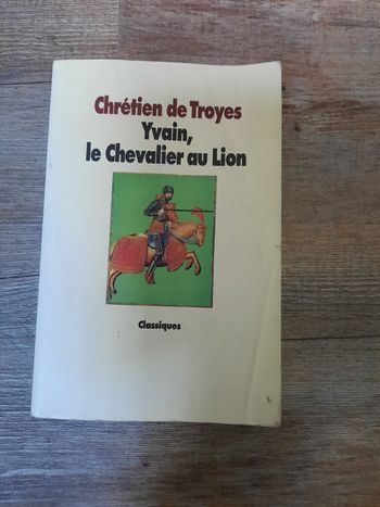 Livre: Yvain, le Chevalier au Lion de Chrétien de Troyes