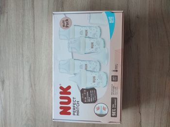 Pack de biberons Nuk en verre