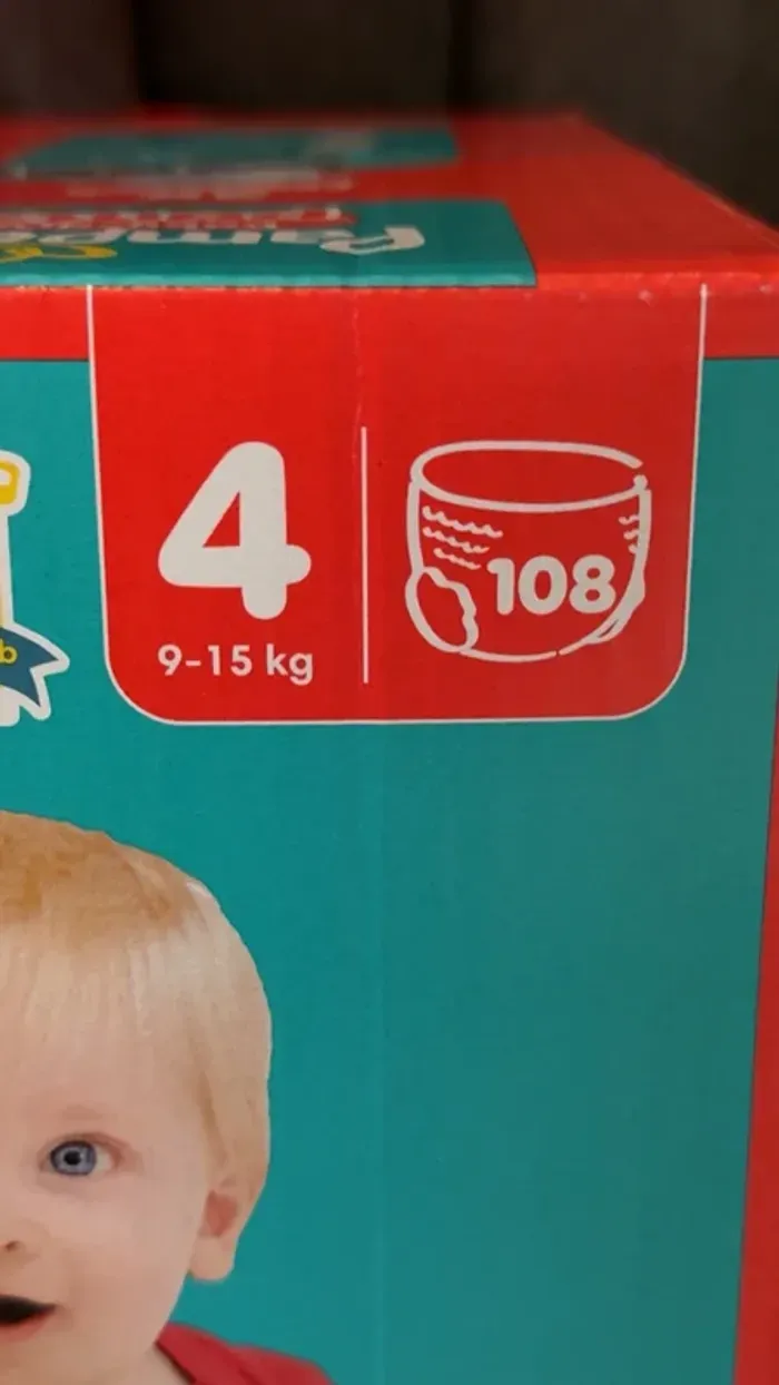 Couches Pampers XXL Baby pants Taille 4 Neuf Lotx2 - photo numéro 2