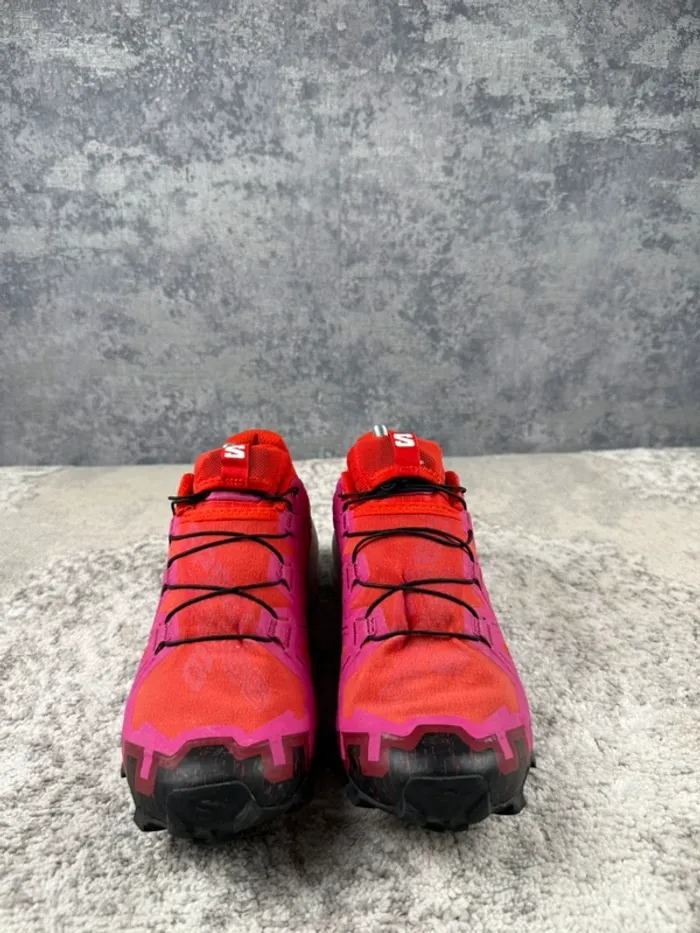 Salomon SpeedCroos 6 - Pink & Red & White - photo numéro 2