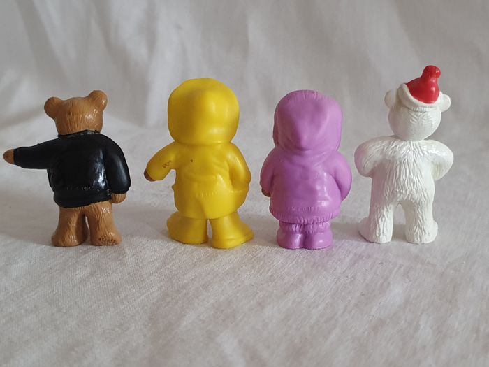 8 Lot de 4 figurines ours message Weetos Weetabix 1997 vintage - photo numéro 2