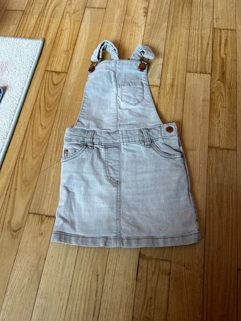 Robe salopette fille 4 ans
