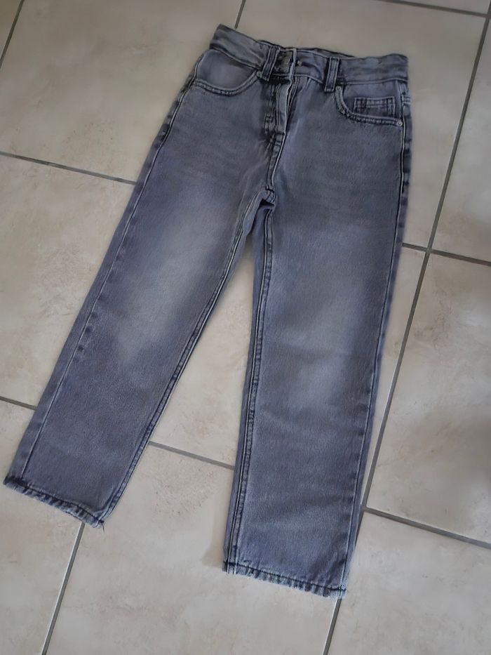 Jeans gris 7 ans