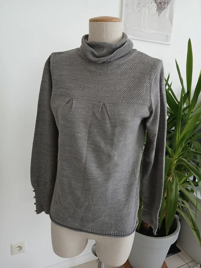 Pull gris Taille L🌿💝 - photo numéro 4