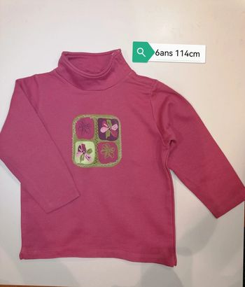 Sweat col montant Vertbaudet 6ans 114cm