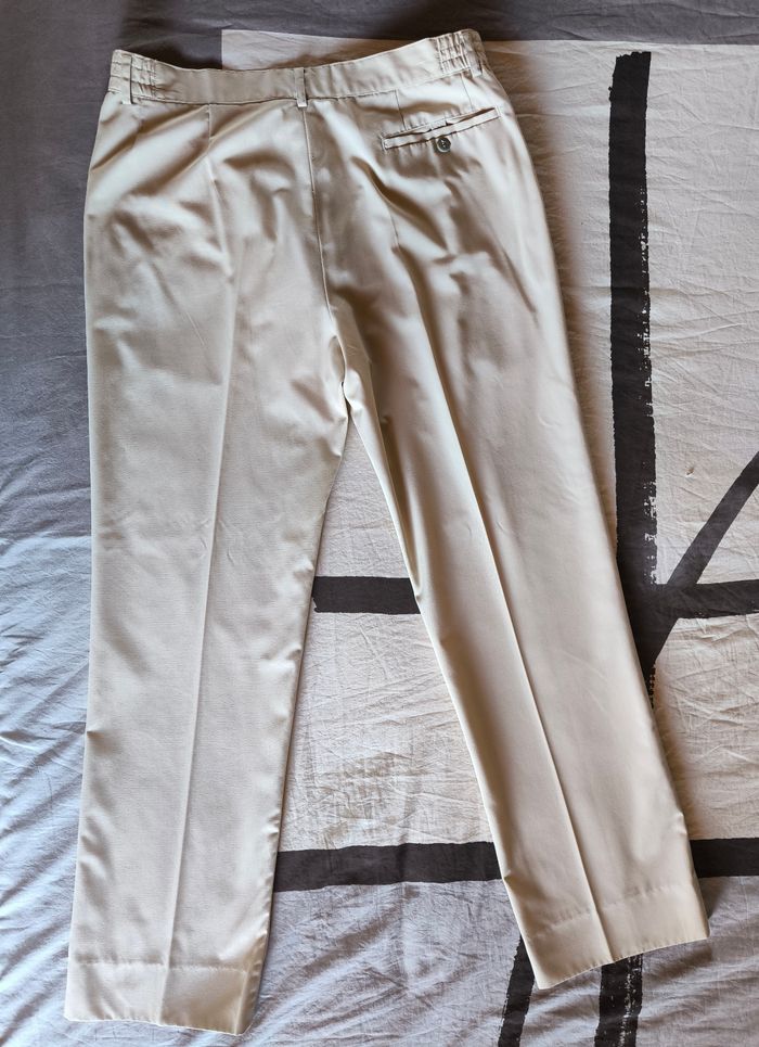 Pantalon homme beige été - photo numéro 2