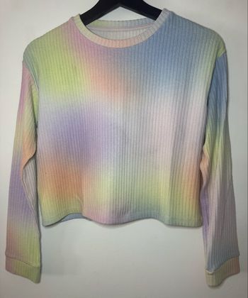 Pull fin multicolore 