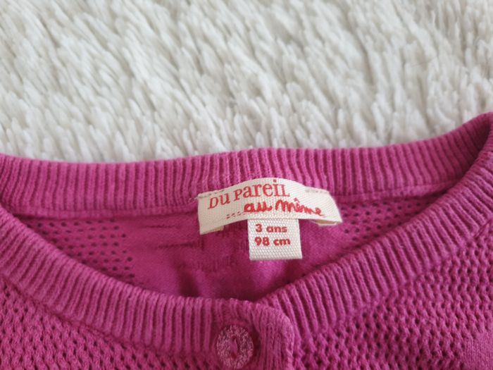 Gilet court fuchsia - 3A - Du Pareil au même - photo numéro 6