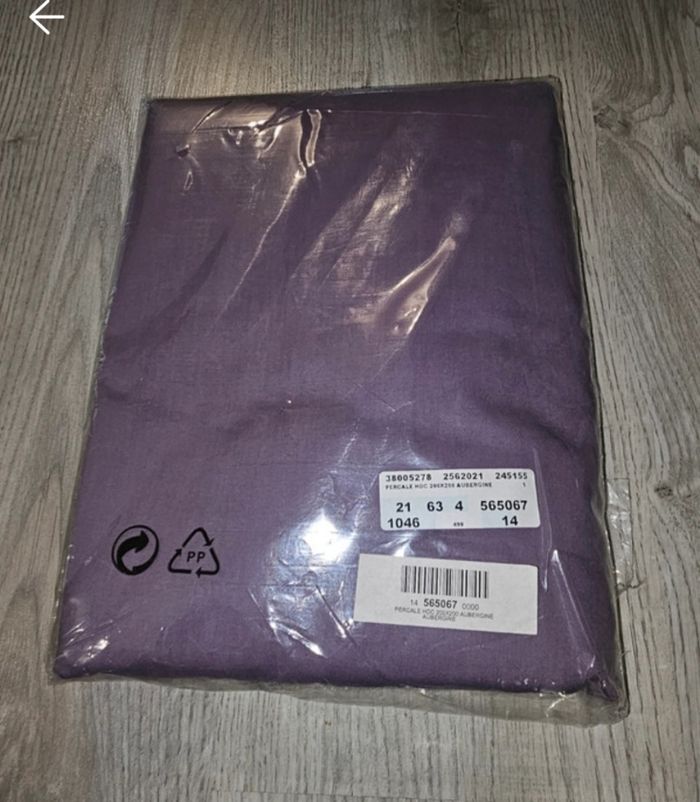 Housse de couette violette