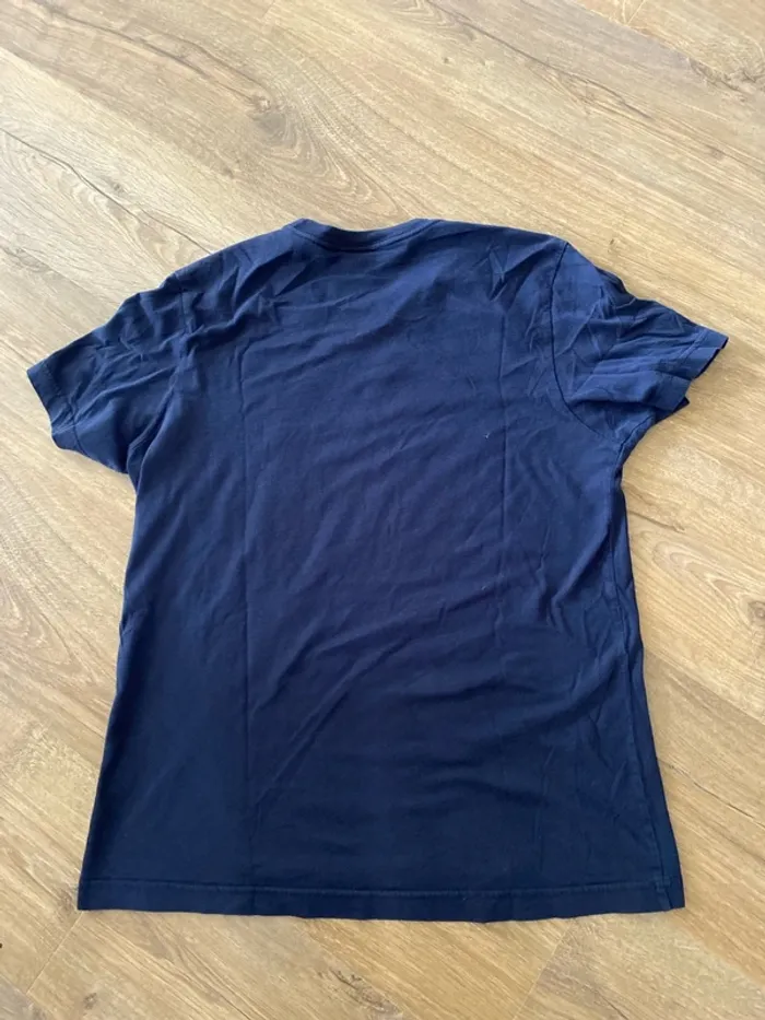 T-shirt vintage Adidas Originals noir & bleu – Taille M - photo numéro 4