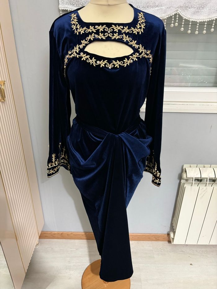 Caftan moderne bleu - photo numéro 4