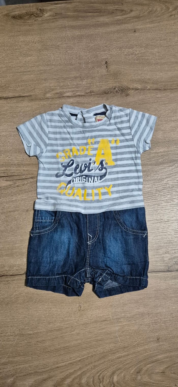 Combinaison short Levi's 9 mois