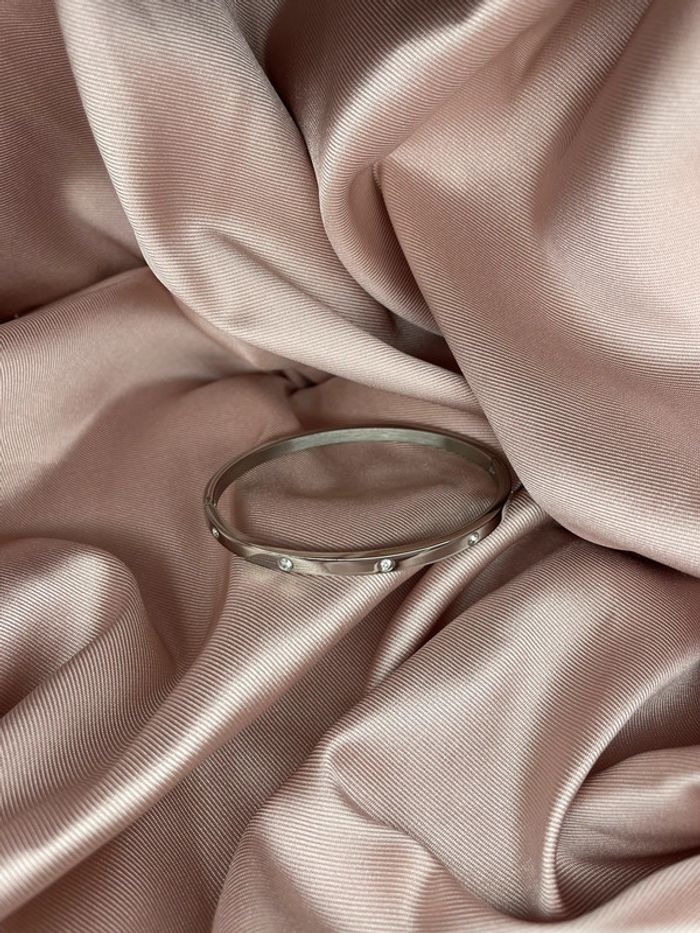 Bracelet jonc en acier inoxydable - photo numéro 3