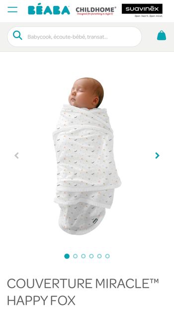 Couverture miracle Beaba emmaillottage