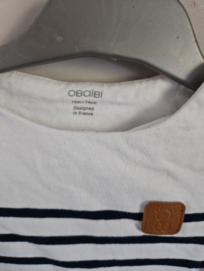 Tshirt marinière obaibi - photo numéro 3