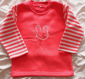 Sweat long rose fille 36 mois