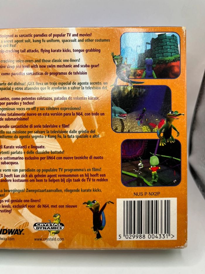Gex 64 Enter The Gecko Nintendo N64 Game - photo numéro 4