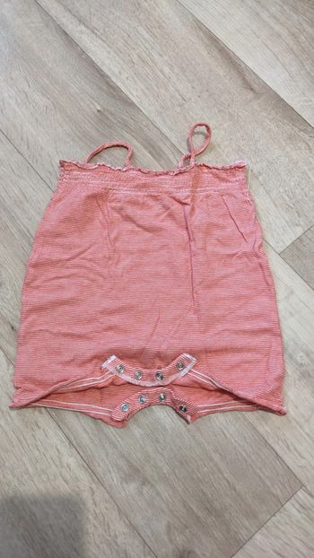 Combishort Débardeur rayé Vertbaudet 12 Mois