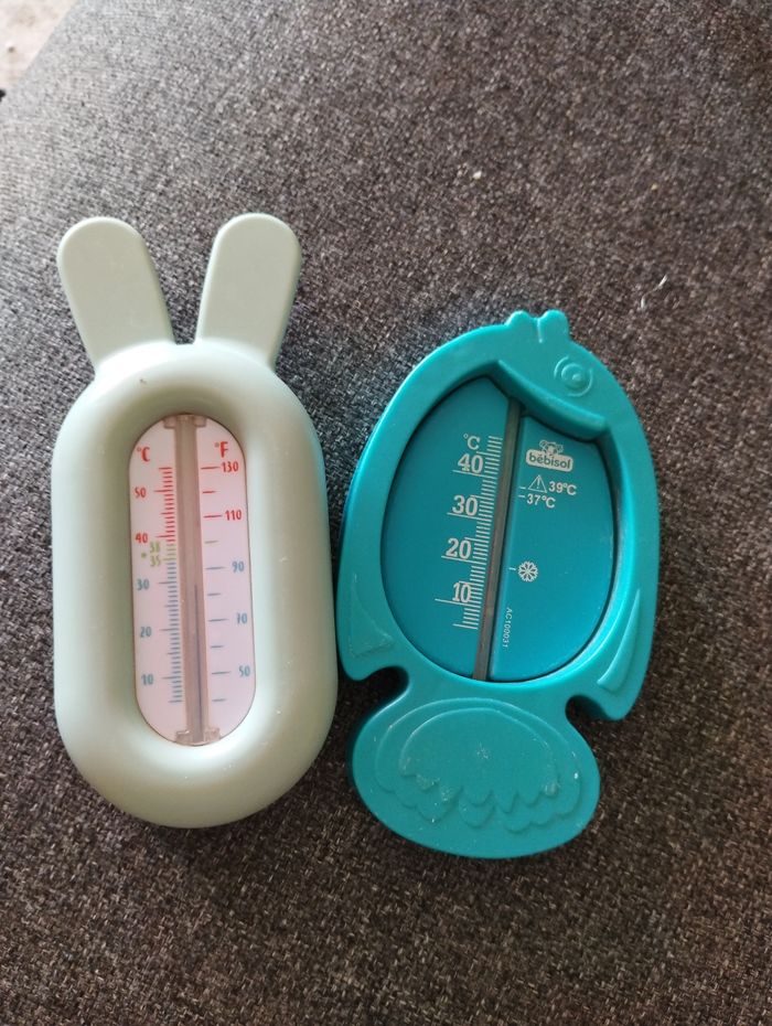 2 thermomètres de bain