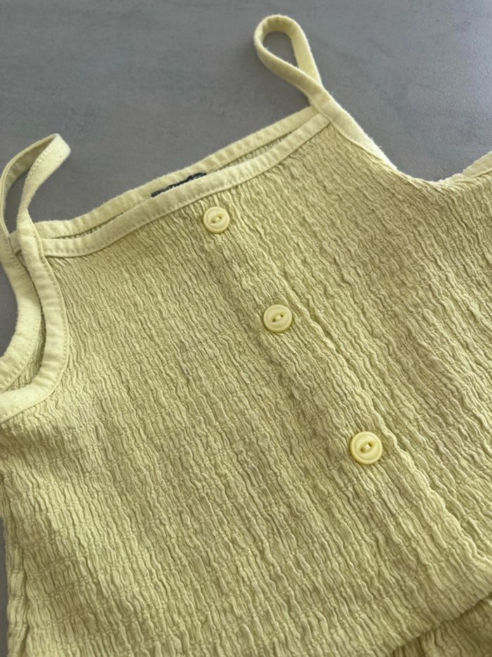 Crop top jaune kiabi - photo numéro 2