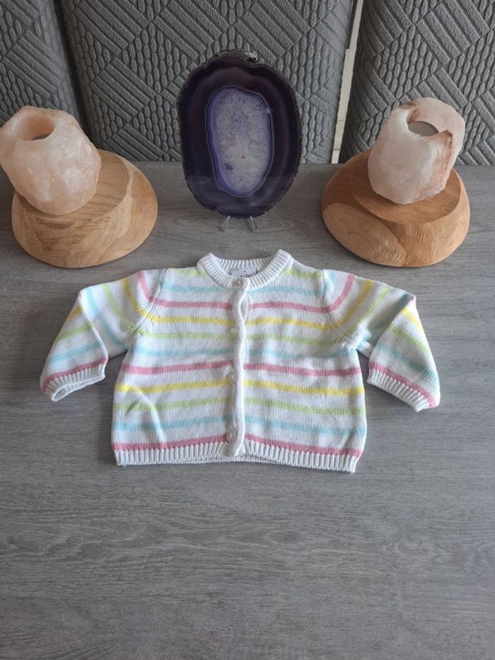 Gilet coloré 6 mois