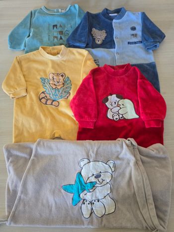 Lot de 5 articles bébé – taille 3 mois