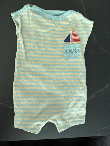 Combi short bébé été