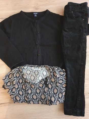 Ensemble ikks/okaidi/kiabi 2ans