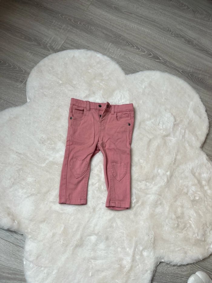1 pantalon rose 9 mois bébé fille