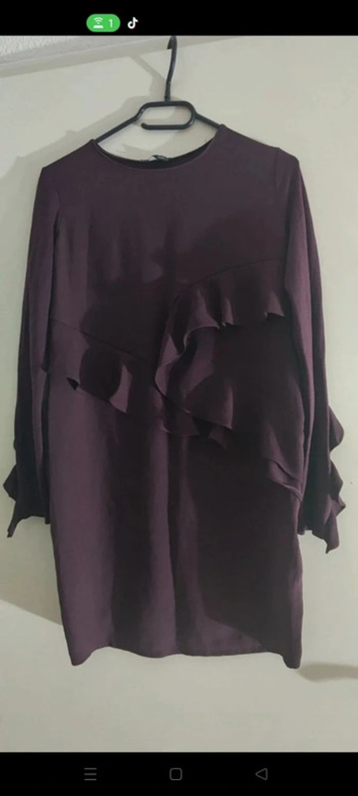 Robe Élégante Zara Prune