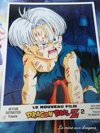 Affiche cartonnée Dragon Ball Z Ab film Bio Broly Trunks poster