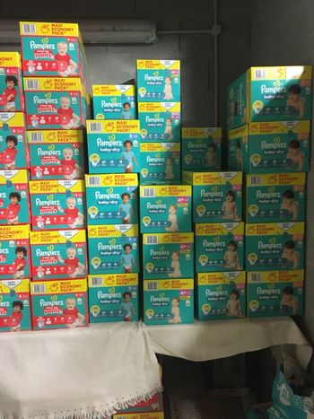 Couches Pampers baby dry pants