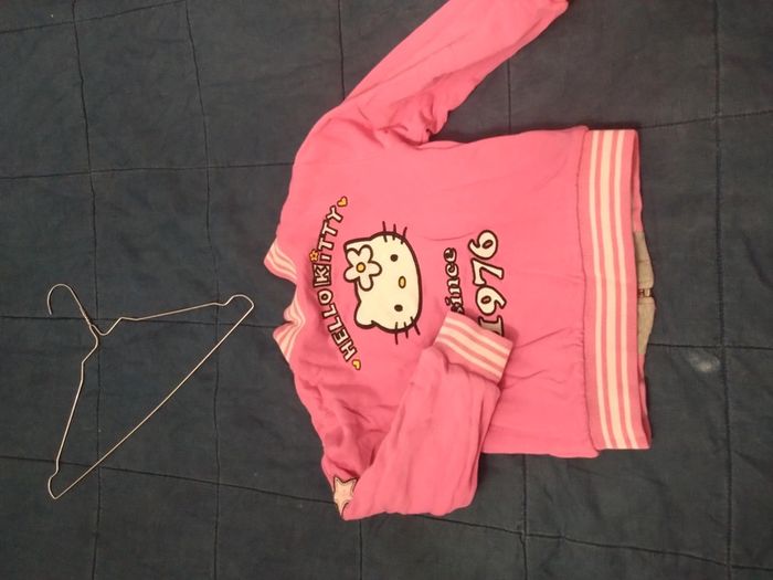Blouson Hello Kitty réversible t 4 5 ans - photo numéro 5