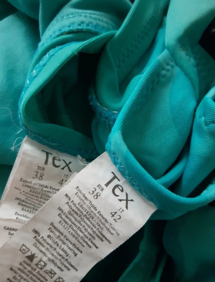 Maillot de bain 2 pièces à pois Tex - photo numéro 6