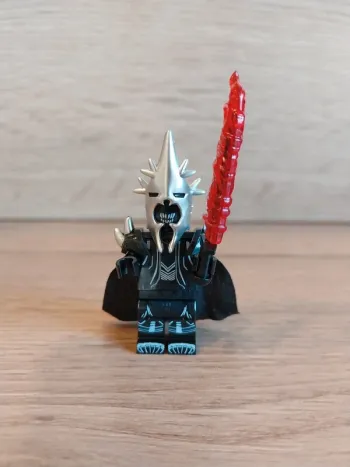 Figurine type lego Roi Sorcier D'angmar seigneur des anneaux