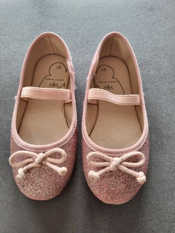 Ballerines pailletées rose Gémo 