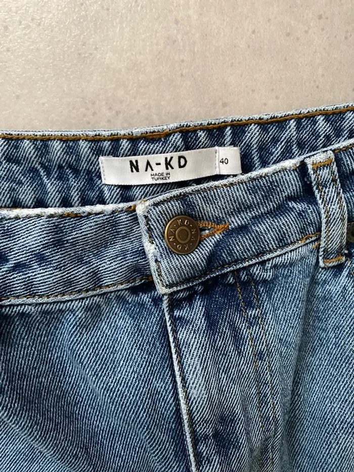 Jean droit troué NA-KD - photo numéro 6
