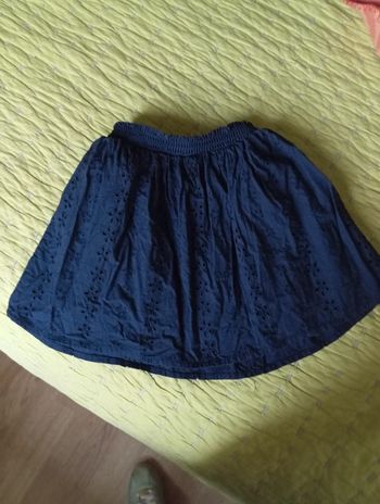 Jupe doublée broderie anglaise 8 ans