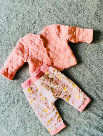 Gilet et pantalon automne hiver bébé fille lulu castagnette