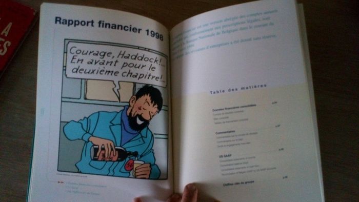 Tintin rapport Belgacom de 1988 collector ! - photo numéro 5